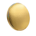 BASE DOBLE LISTON 30 CM DORADO