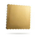 BASE 23X23CM DORADO BLONDEADA