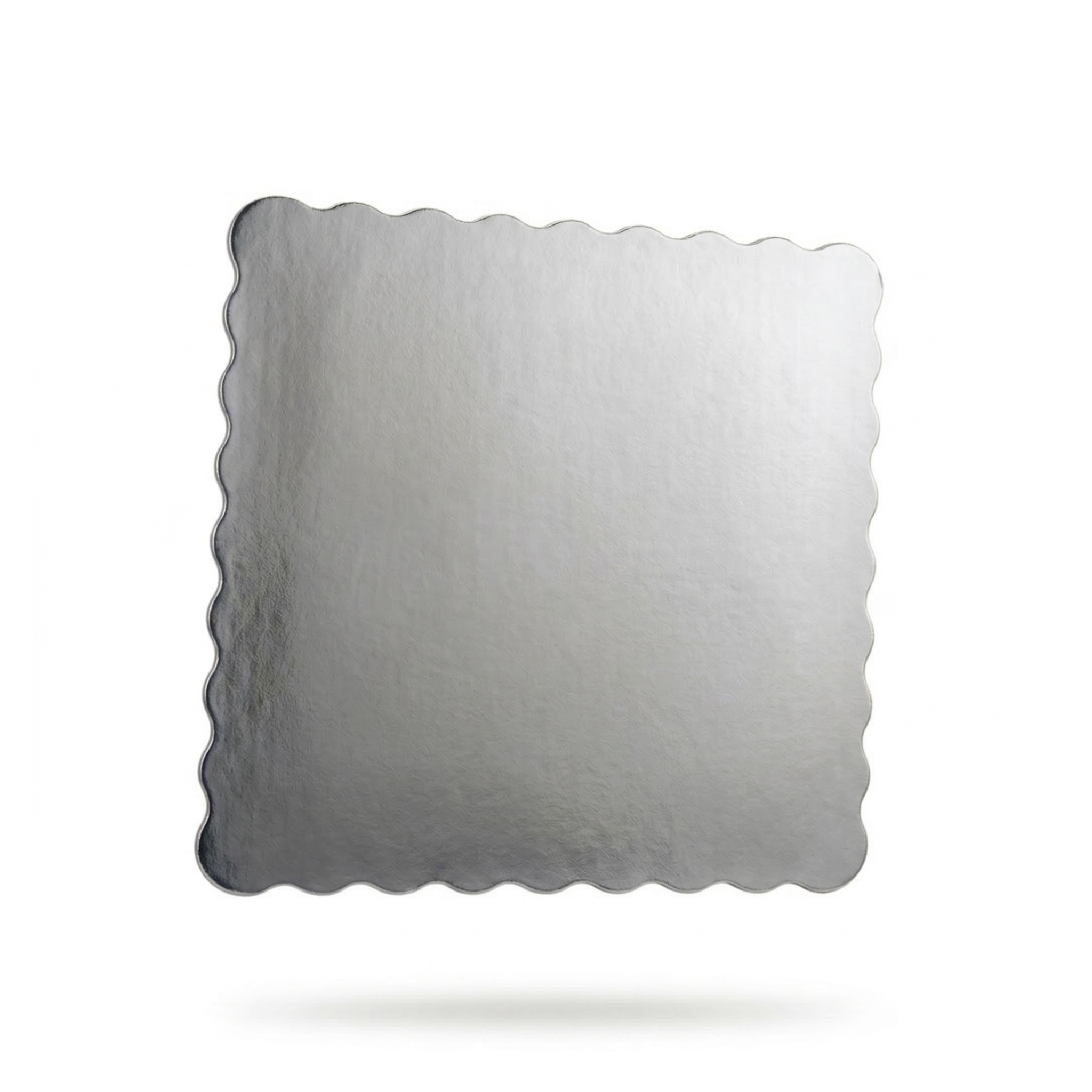 BASE 26X26CM PLATA BLONDEADA