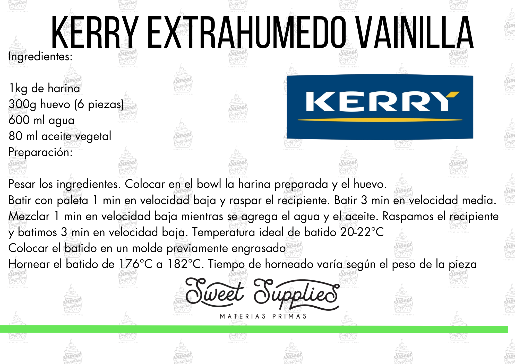 RECETA KERRY EXTRAHUMEDO VAINILLA