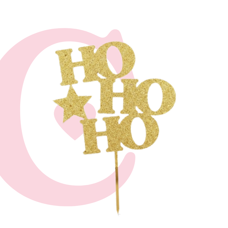 CAKE TOPPER NAVIDAD #4 MDF