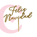 CAKE TOPPER NAVIDAD #2 MDF
