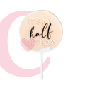 CAKE TOPPER IT´S MY HALF