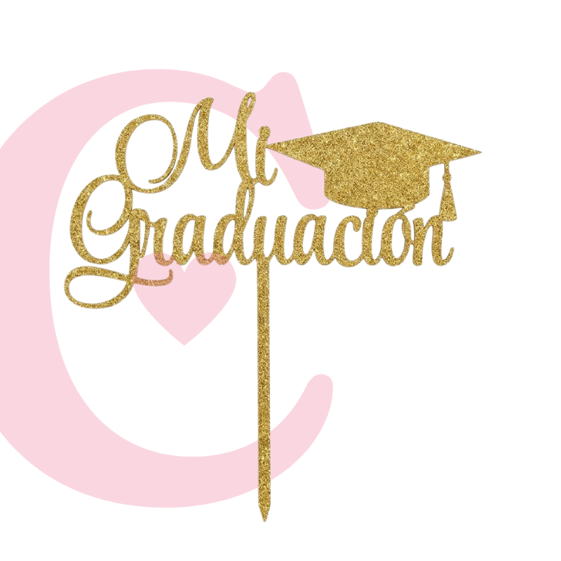 CAKE TOPPER MI GRADUACION #1 MDF