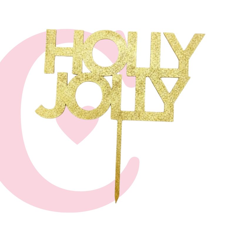 CAKE TOPPER NAVIDAD #3 MDF