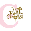CAKE TOPPER MI PRIMERA COMUNION #2 MDF